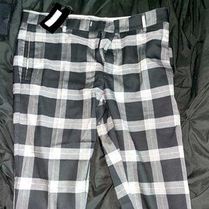 Plaid trousers